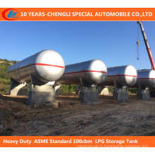 Heavy Duty Asme Standard 100cbm Réservoir de stockage de GPL